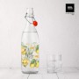 Glass Bottle La Mediterránea Glass 1 L (12 Units)