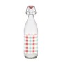 Glass Bottle La Mediterránea Glass 1 L (12 Units)