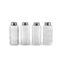 Glass Bottle La Mediterránea Glass Steel 1,3 L (12 Units)