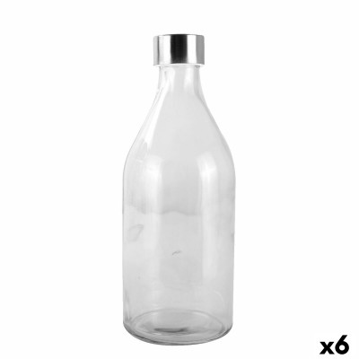 Bouteille en Verre La Mediterránea Métal verre 1 L (6 Unités)