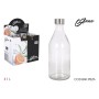 Bouteille en Verre La Mediterránea Métal verre 1 L (6 Unités)