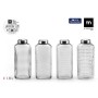 Glass Bottle La Mediterránea Glass Steel 1,8 L (8 Units)