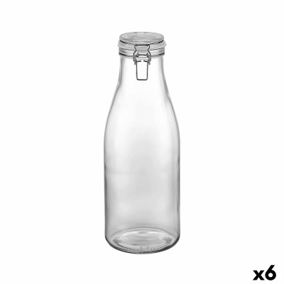 Glass Bottle La Mediterránea Glass 2 L (6 Units)