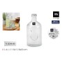Glass Bottle La Mediterránea Metal Glass 1,4 L (12 Units)
