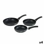 Ensemble de poêle Quttin Aluminium 24 cm 3 Pièces (4 Unités)
