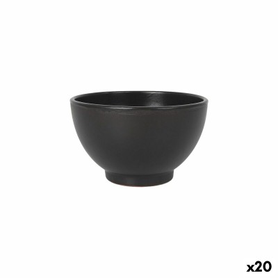 Bol Azofra Noir 15 x 15 x 9 cm (20 Unités)