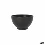 Bowl Azofra Black 15 x 15 x 9 cm (20 Units)