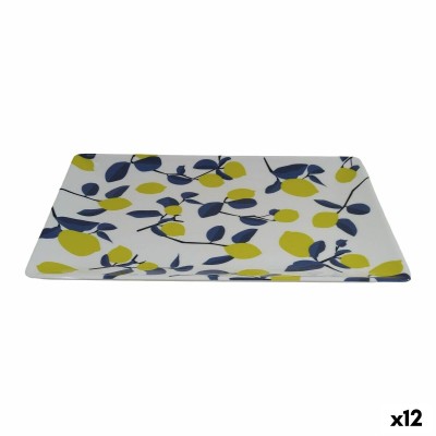 Snack tray La Mediterránea Lemon 30 x 20 x 2,5 cm (12 Units)
