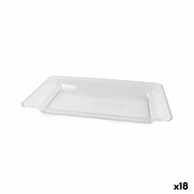 Snack tray Algon Rectangular 36 x 23 cm (18 Units)
