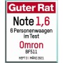 Balance Numérique de Salle de Bain Omron BF511 Bleu Métal Taux de Graisse Corporelle