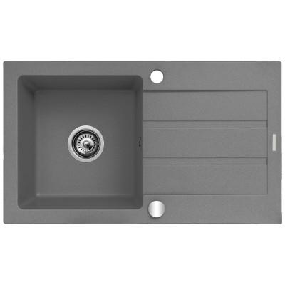 Évier simple Maidsinks 76 x 44 cm Gris