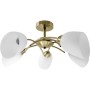 Ceiling Light Activejet NIKITA 5P Patyna White Metal Glass 200 W