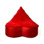 Pouffe GO GIFT Red Oxford 140 x 100 cm
