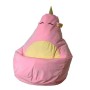 Pouffe GO GIFT Pink Oxford 105 x 80 cm