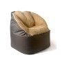 Pouffe GO GIFT Bronze Oxford tejido antidesgarros