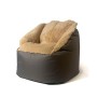 Pouffe GO GIFT Bronze Oxford tejido antidesgarros