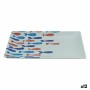 Plateau apéritif La Mediterránea Poissons 25 x 15 x 2 cm (12 Unités)