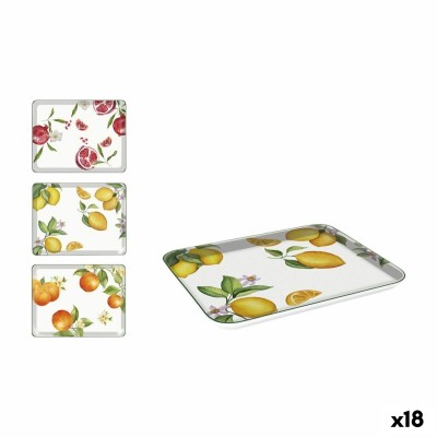Plateau La Mediterránea 27 x 21 cm Fruits 18 Unités
