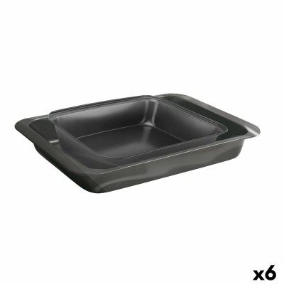 Baking tray Quttin Rectangular 34 x 24 cm 42 x 29 cm (2 Pieces) (6 Units)