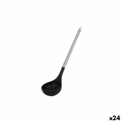 Louche La Mediterránea Silicone Acier inoxydable 32 cm (24 Unités)