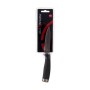 Peeler Knife Kinvara KT11-5603-06 Black Silver Stainless steel Plastic (12 Units)
