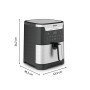 Friteuse à Air Tefal EY801D15 1650 W 6,5 L Noir Acier