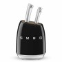 Set of Kitchen Knives and Stand Smeg KBSF02BL