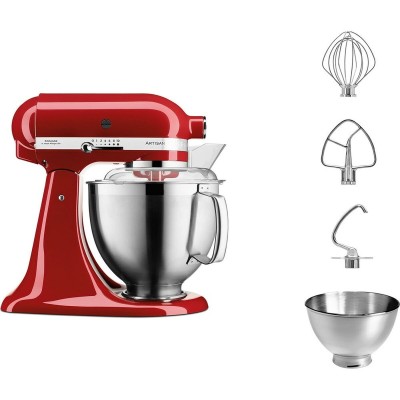 Food Processor KitchenAid 5KSM185PSEER Red 300 W 4,8 L