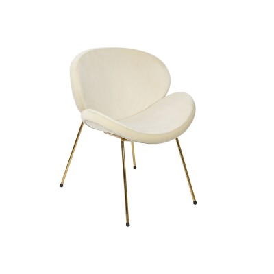 Chaise DKD Home Decor Or Beige Doré 63 x 57 x 73 cm