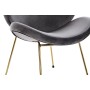 Chair DKD Home Decor 62 x 58 x 73 cm Black Golden Metal