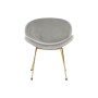 Chair DKD Home Decor Golden Light grey 62 x 58 x 73 cm
