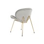 Chair DKD Home Decor Golden Light grey 62 x 58 x 73 cm
