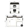 Mini Fridge Yolco TCX50 60 W 10 L 40 L 52 L