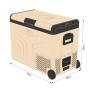 Mini Fridge Yolco TCX60 Black Sand 60 W 14 L 60 L 46 L