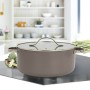 Casserole with Lid Feel Maestro MR-4009-18 Grey Metal Aluminium 18 cm 1,9 L