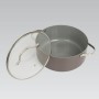 Casserole with Lid Feel Maestro MR-4009-18 Grey Metal Aluminium 18 cm 1,9 L