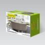 Casserole with Lid Feel Maestro MR-4009-18 Grey Metal Aluminium 18 cm 1,9 L