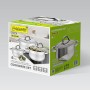 Poêle Feel Maestro MR-3522-6M Argenté Acier Acier inoxydable Plastique Ø 24 cm Ø 20 cm Ø 16 cm