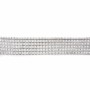 Guirlande de Noël DKD Home Decor Doré Argenté PVC 300 x 5 x 0,1 cm