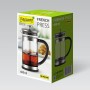 Teapot Feel Maestro MR-1860-600 Black Steel Stainless steel Borosilicate Glass 600 ml