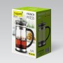 Teapot Feel Maestro MR-1860-1000 Black Steel Stainless steel Borosilicate Glass 1 L