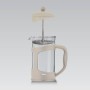 Théière Feel Maestro MR-1665-1000 Ivoire Acier inoxydable Verre Borosilicaté 1 L