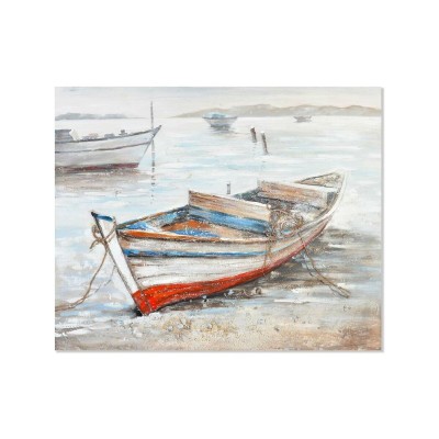 Painting Home ESPRIT Ship Mediterranean 150 x 4 x 120,5 cm