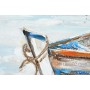 Painting Home ESPRIT Ship Mediterranean 150 x 4 x 120,5 cm