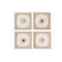 Painting Home ESPRIT White Natural Modern 22 x 2 x 22 cm
