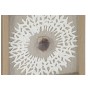 Cadre Home ESPRIT Blanc Naturel Moderne 22 x 2 x 22 cm