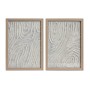 Cadre Home ESPRIT Blanc Naturel Scandinave 25 x 2 x 35 cm