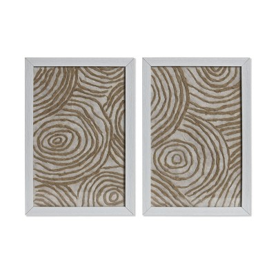 Cadre Home ESPRIT Blanc Naturel Moderne 20 x 2 x 30 cm