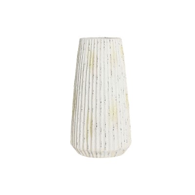 Vase Home ESPRIT Blanc Magnésium 28 x 28 x 53 cm