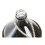 Vase Home ESPRIT Transparent Dark brown Crystal Natural Colonial 26 x 26 x 39 cm